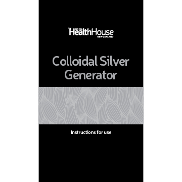 Colloidal Silver Generator Instructions